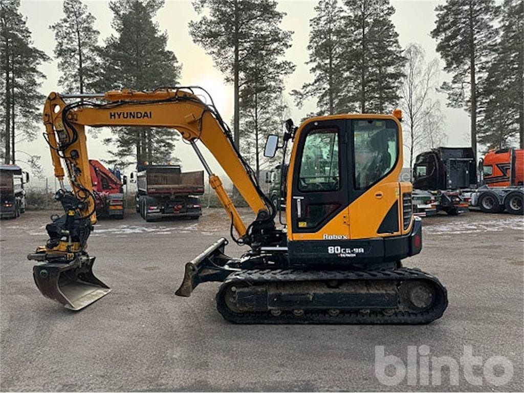Hyundai Robex 80CR-9A - Bandgrävare: bild 2 Hyundai Robex 80CR-9A - Bandgrävare: bild 2