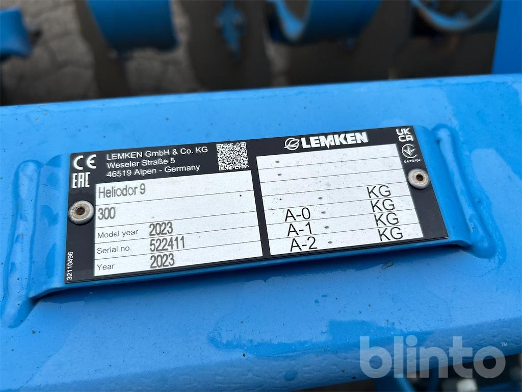 Lemken Heliodor 9/300 (2023) - Tallriksredskap: bild 5 Lemken Heliodor 9/300 (2023) - Tallriksredskap: bild 5