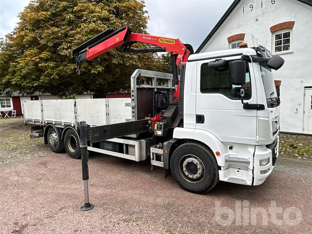MAN TGM 26.320 BL - Palfinger PK19.001 SLD5 - Flakbil, Kranbil: bild 4 MAN TGM 26.320 BL - Palfinger PK19.001 SLD5 - Flakbil, Kranbil: bild 4