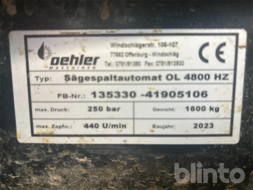 Oehler Maschinen OL 4800 HZ OL 3250 QF (2023) - Vedklyv: bild 5 Oehler Maschinen OL 4800 HZ OL 3250 QF (2023) - Vedklyv: bild 5