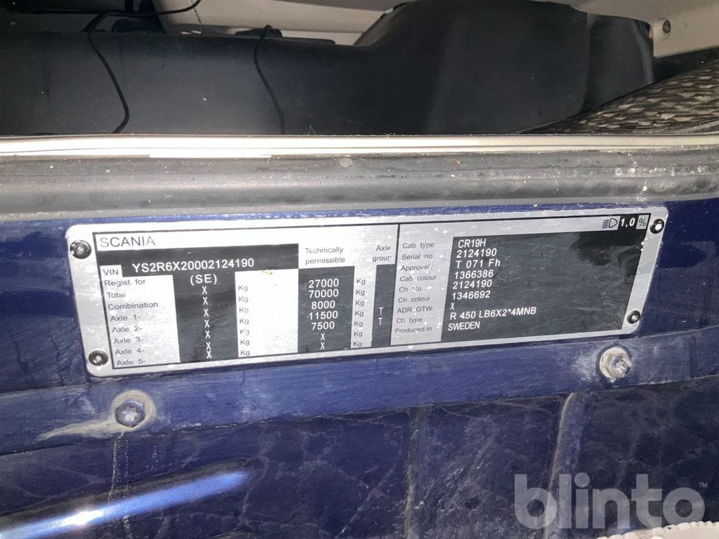 Lastbil med skåp SCANIA R450LB6X2*4MNB: bild 26