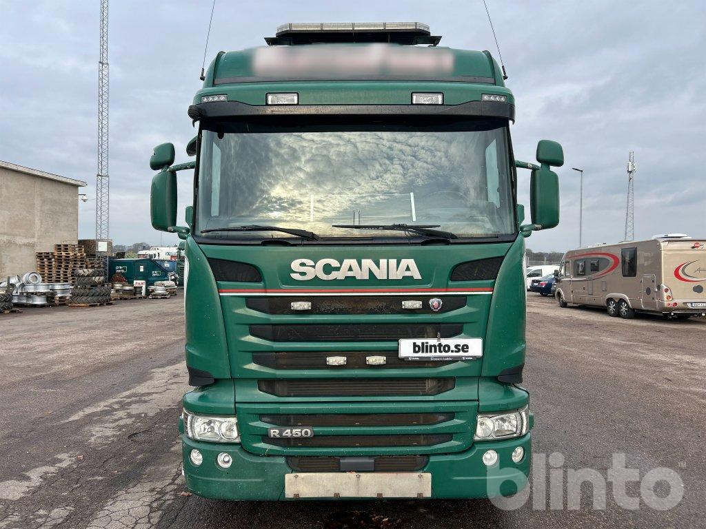 Scania R450 6x2*4 Palfinger PK22002 EH - Flakbil, Kranbil: bild 2 Scania R450 6x2*4 Palfinger PK22002 EH - Flakbil, Kranbil: bild 2