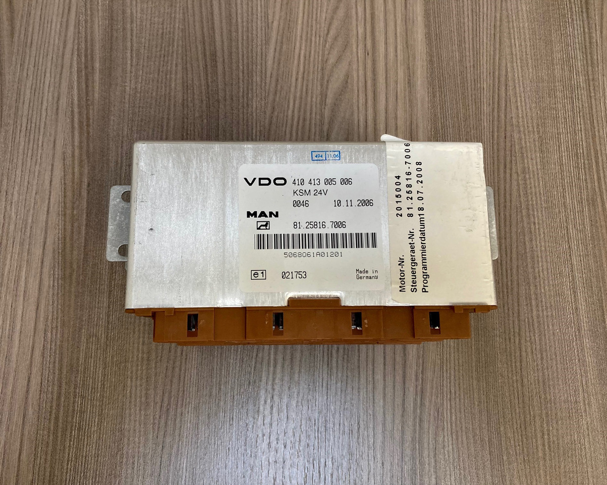 CENTRALINA KSM - MAN 81258167006 / 81258167010 - VDO 410 413 005 006 - Kontrollenhet: bild 1 CENTRALINA KSM - MAN 81258167006 / 81258167010 - VDO 410 413 005 006 - Kontrollenhet: bild 1