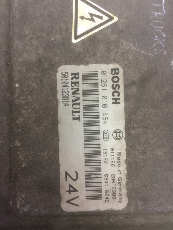 CENTRALINA MOTORE EDC - RENAULT PREMIUM - RIF. RENAULT 5010412381A - RIF. BOSCH 0281010464 - Kontrollenhet: bild 2 CENTRALINA MOTORE EDC - RENAULT PREMIUM - RIF. RENAULT 5010412381A - RIF. BOSCH 0281010464 - Kontrollenhet: bild 2