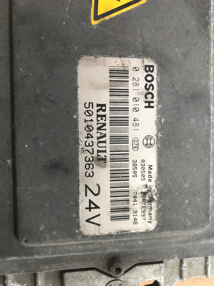 CENTRALINA MOTORE EDC - RIF. RENAULT 5010437363 - RIF. BOSCH 0281010481 - Kontrollenhet: bild 2 CENTRALINA MOTORE EDC - RIF. RENAULT 5010437363 - RIF. BOSCH 0281010481 - Kontrollenhet: bild 2