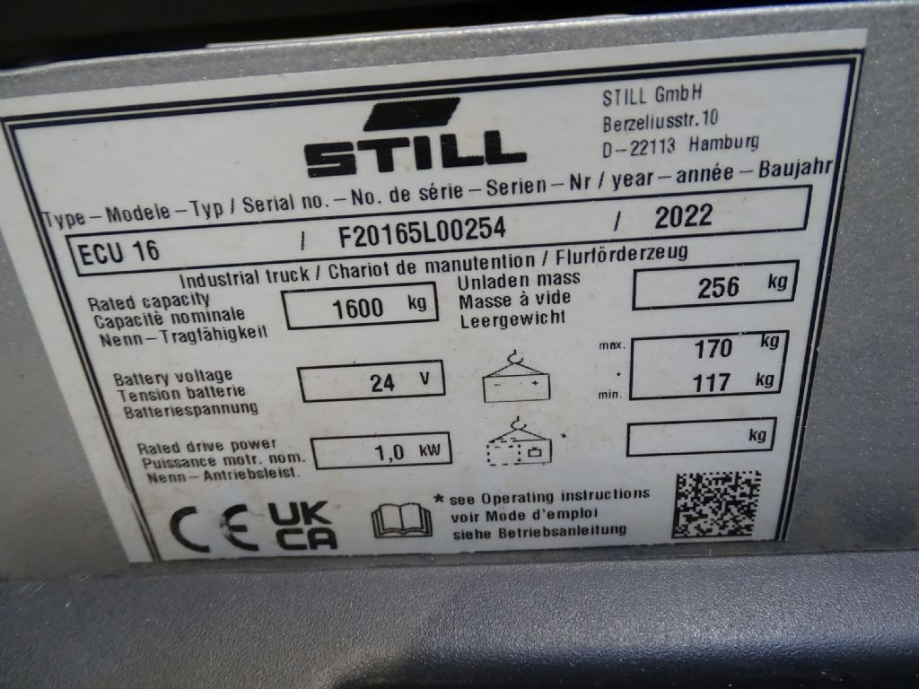 Låglyftar Still ECU16: bild 6