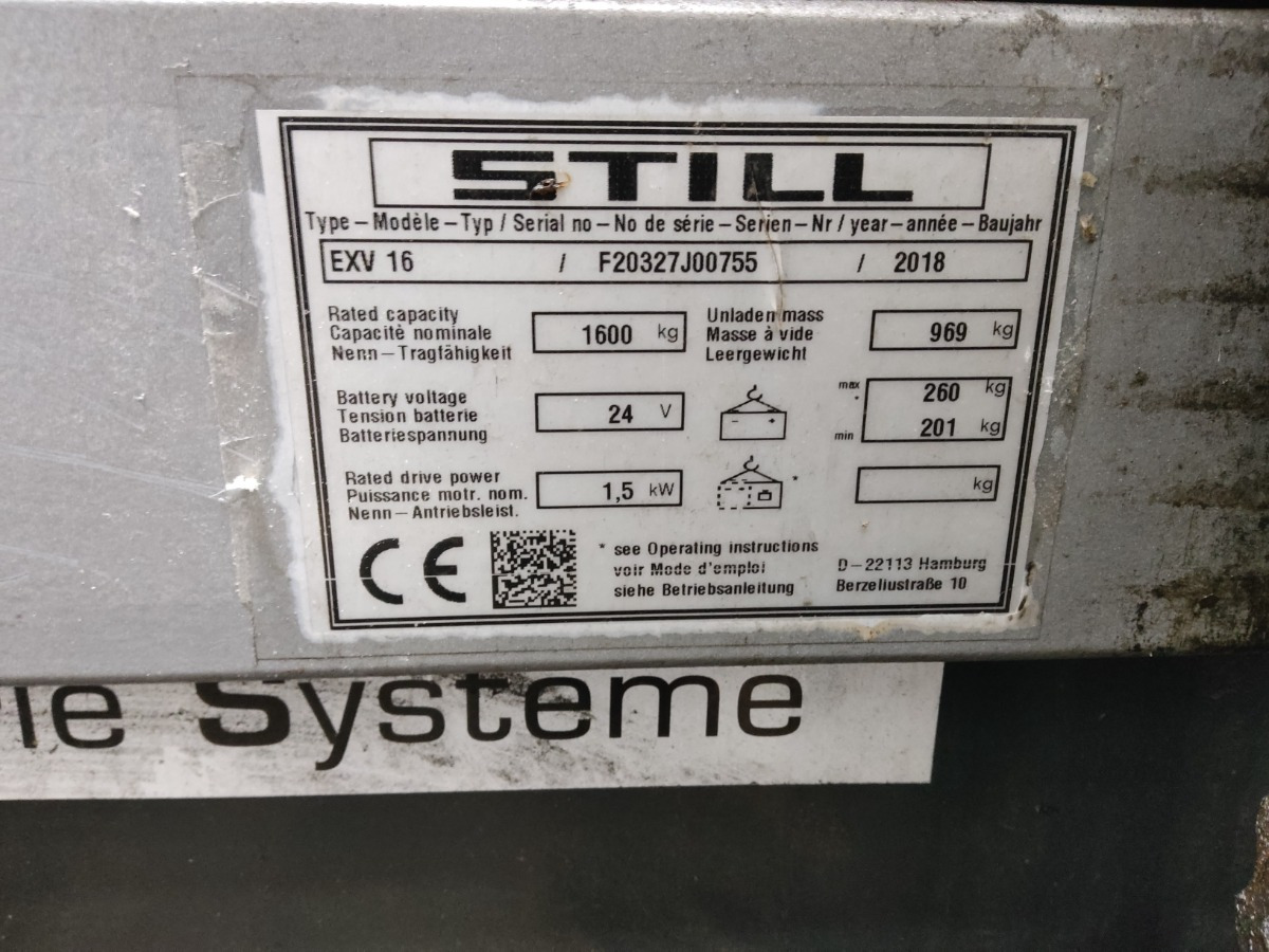 Still EXV16 - Staplare: bild 5 Still EXV16 - Staplare: bild 5