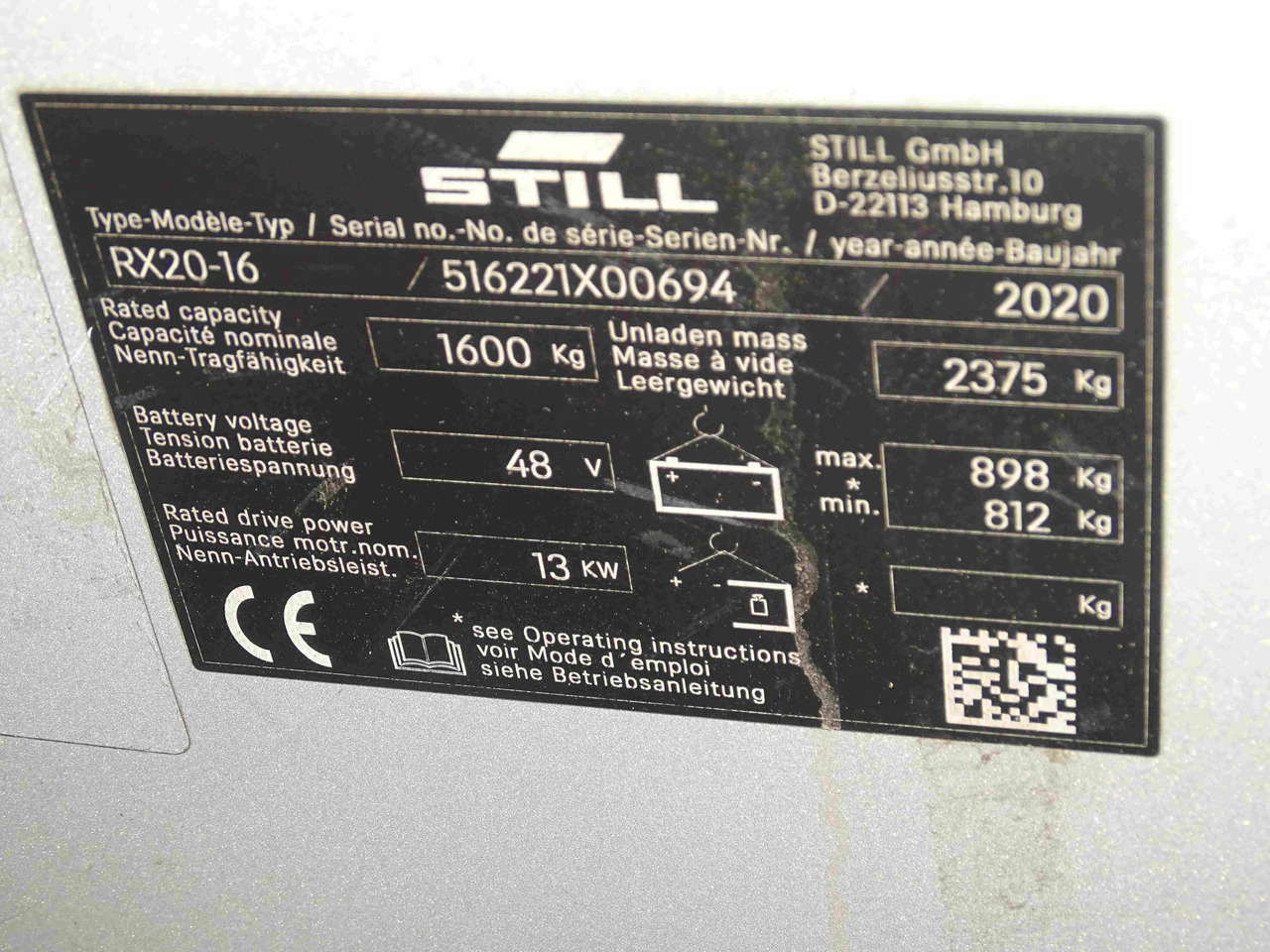 Still RX20-16 - Eltruck: bild 5 Still RX20-16 - Eltruck: bild 5