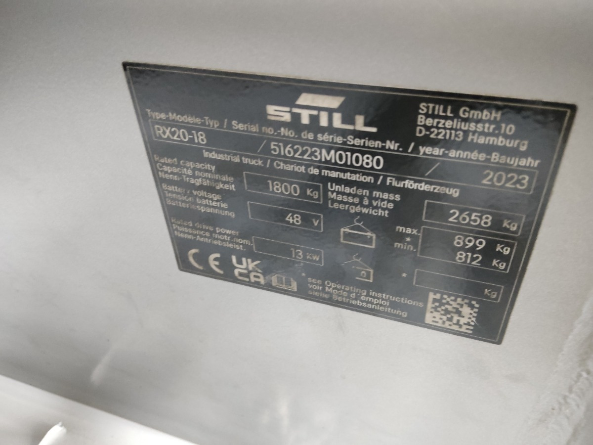 Still RX20-18 - Eltruck: bild 5 Still RX20-18 - Eltruck: bild 5