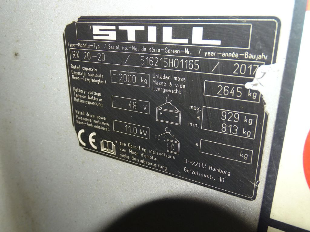 Still RX20-20 - Eltruck: bild 5 Still RX20-20 - Eltruck: bild 5