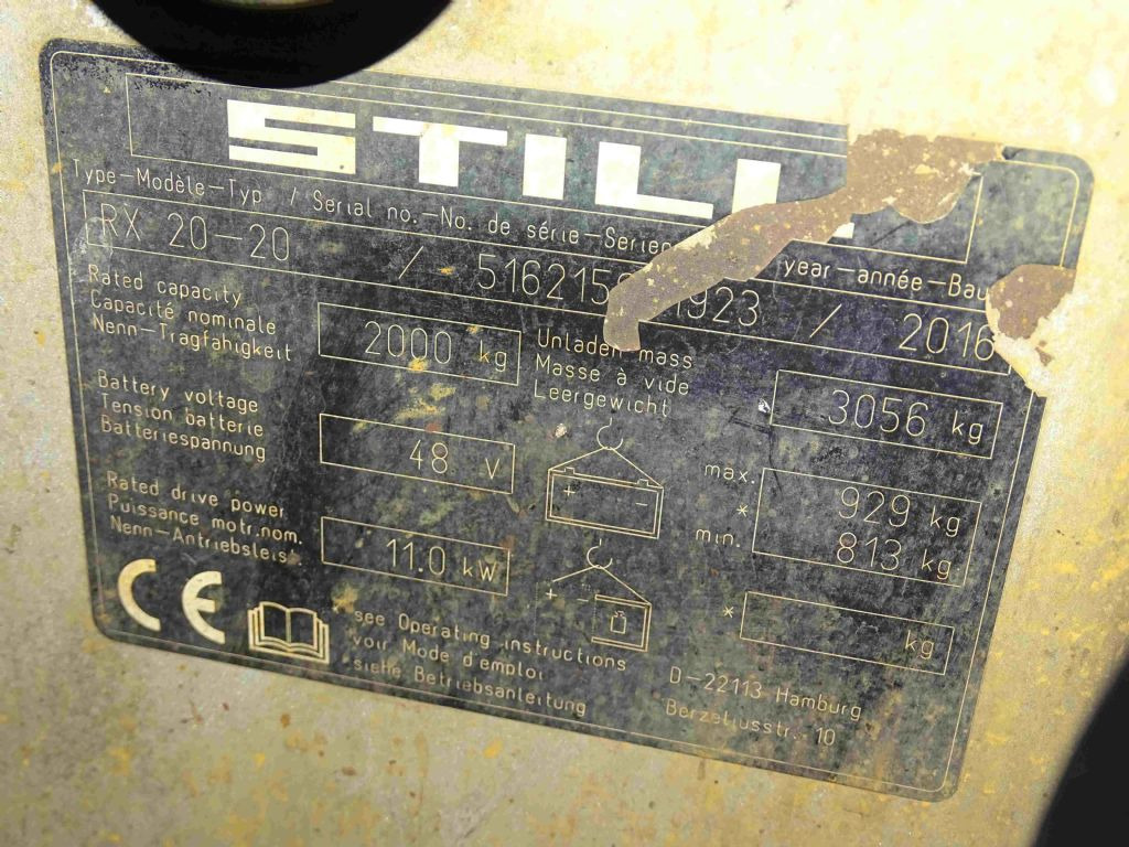 Still RX20-20 - Eltruck: bild 5 Still RX20-20 - Eltruck: bild 5