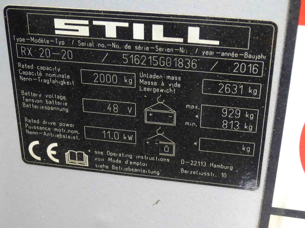 Still RX20-20 - Eltruck: bild 5 Still RX20-20 - Eltruck: bild 5