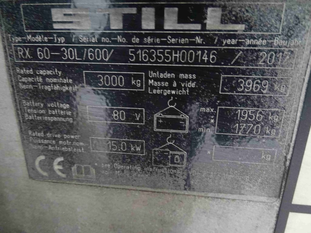 Still RX60-30L/600 - Eltruck: bild 5 Still RX60-30L/600 - Eltruck: bild 5