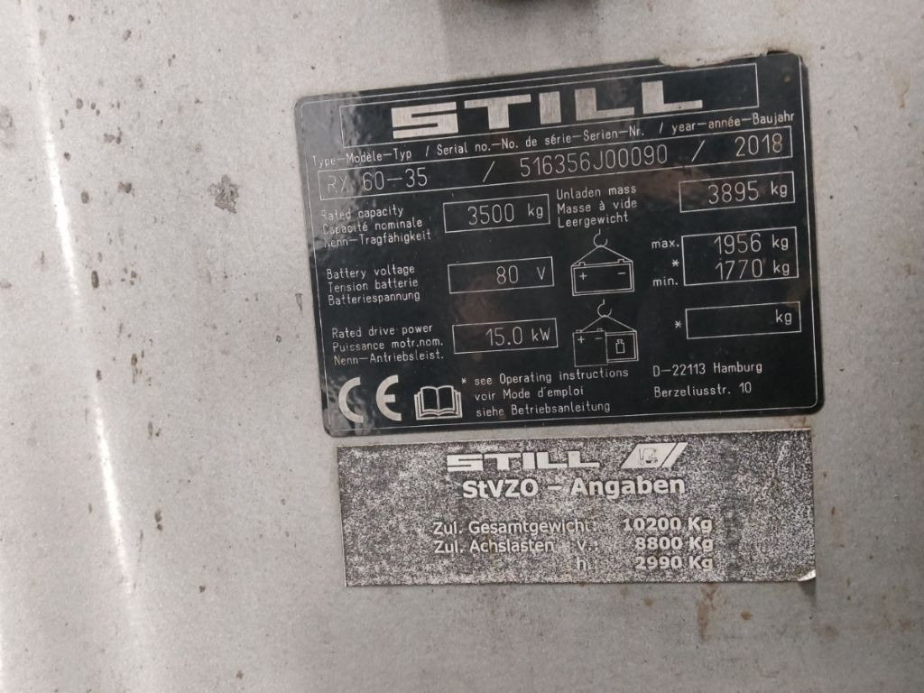 Still RX60-35 - Eltruck: bild 5 Still RX60-35 - Eltruck: bild 5