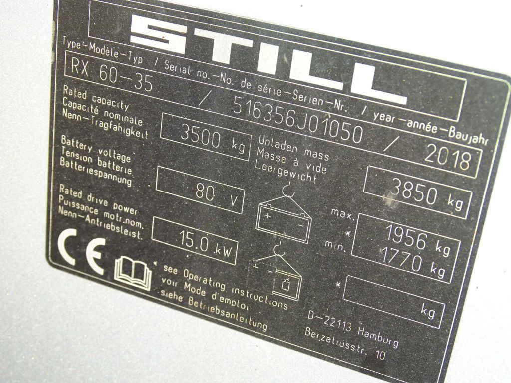 Still RX60-35 - Eltruck: bild 5 Still RX60-35 - Eltruck: bild 5