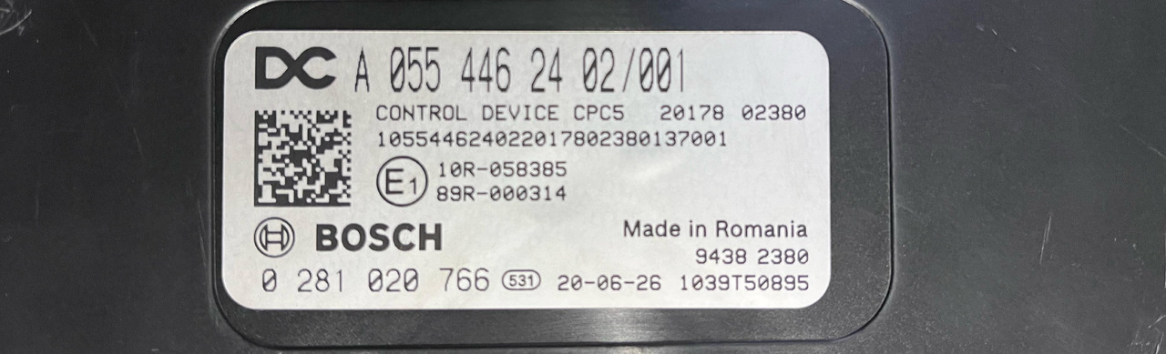 BOSCH CPC5 ECU A0554462402 - Kontrollenhet: bild 4 BOSCH CPC5 ECU A0554462402 - Kontrollenhet: bild 4