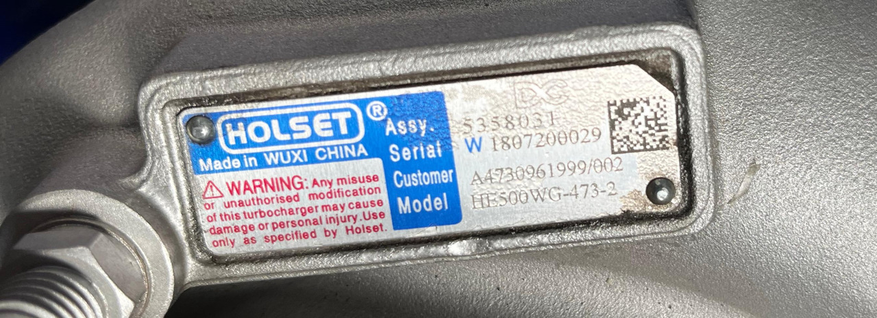 CLAAS Turbocharger Claas Lexion - Turbo: bild 5 CLAAS Turbocharger Claas Lexion - Turbo: bild 5