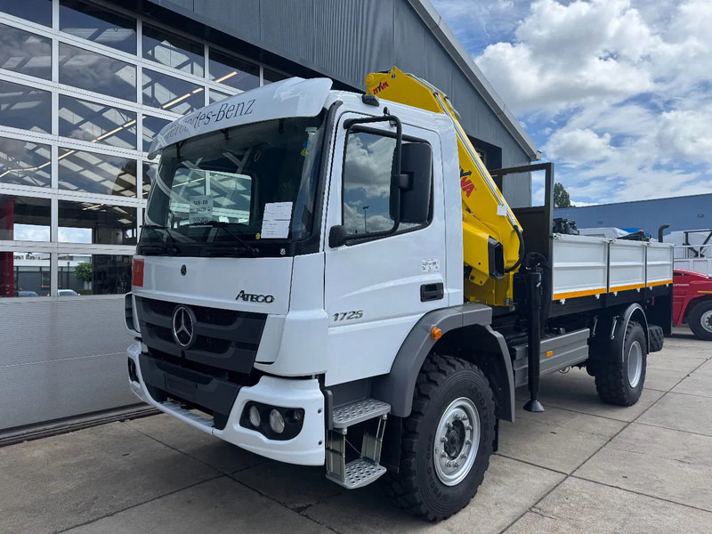 Mercedes-Benz Atego Atego 1725 4x4 Flatbed with Hyva HB120 Crane - Kranbil: bild 3 Mercedes-Benz Atego Atego 1725 4x4 Flatbed with Hyva HB120 Crane - Kranbil: bild 3