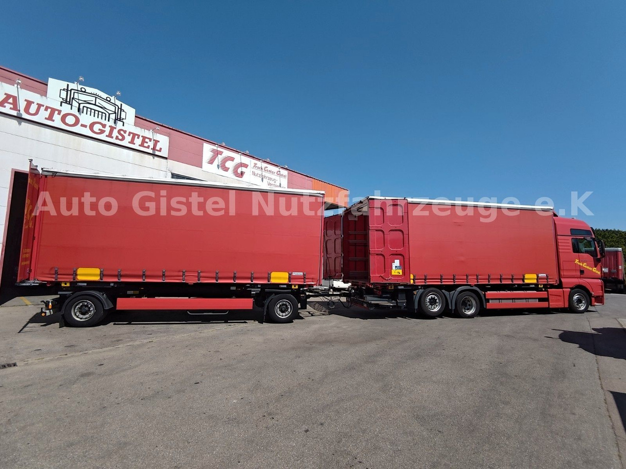 MAN TGX 26.510 6x2-4 LL*WB*Krone AZ18 + Krone WP7.3 - Containerbil/ Växelflak lastbil: bild 2 MAN TGX 26.510 6x2-4 LL*WB*Krone AZ18 + Krone WP7.3 - Containerbil/ Växelflak lastbil: bild 2