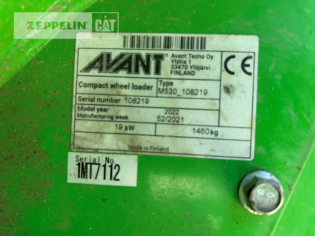 Avant Tecno 530 - Hjullastare: bild 5 Avant Tecno 530 - Hjullastare: bild 5