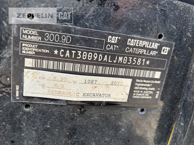Cat 300.9D - Minigrävmaskin: bild 5 Cat 300.9D - Minigrävmaskin: bild 5