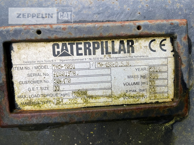 Cat CW45S - Redskapsfäste för Byggmaskiner: bild 2 Cat CW45S - Redskapsfäste för Byggmaskiner: bild 2