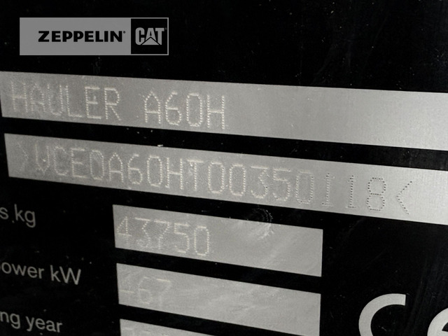 Ramstyrd dumper Volvo A60H: bild 18