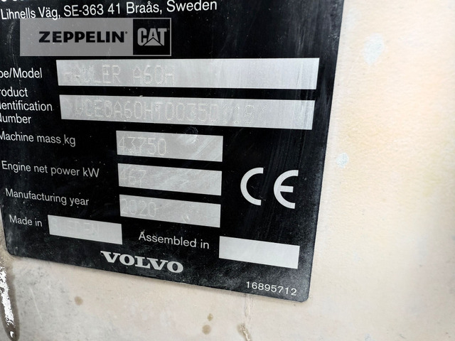 Ramstyrd dumper Volvo A60H: bild 17