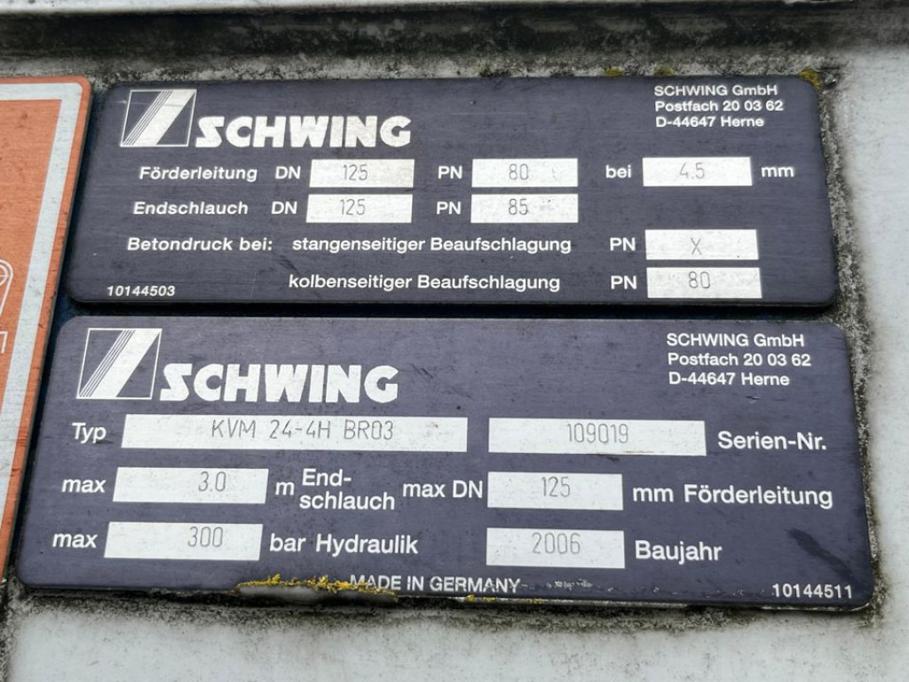 MERCEDES-BENZ Actros 2632 6x4 Betonpumpe Schwing 24m - Betongpump: bild 3 MERCEDES-BENZ Actros 2632 6x4 Betonpumpe Schwing 24m - Betongpump: bild 3