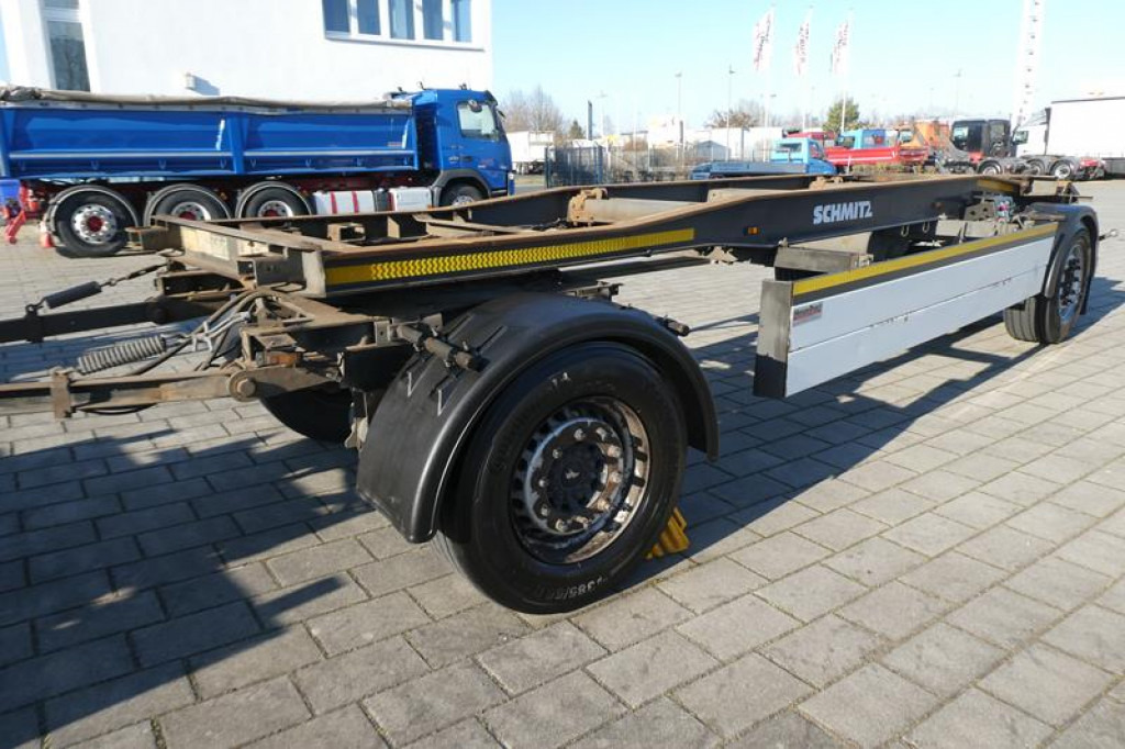 SCHMITZ GOTHA Abrollcontainernanhänger ACF 18 Containeranhänger S -Schlitten - Lastväxlarsläp/ Liftdumpersläp: bild 1 SCHMITZ GOTHA Abrollcontainernanhänger ACF 18 Containeranhänger S -Schlitten - Lastväxlarsläp/ Liftdumpersläp: bild 1
